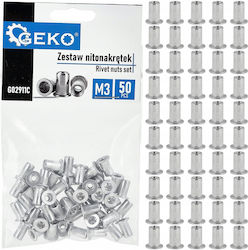 Geko Σετ Κασετίνα με Παξιμάδια 50τμχ