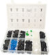 Set 308 Fastening Auto Clips Fasteners Buttons Clips Panels Trim Dashboard Etc Fiat
