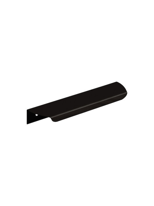 Viometale Möbelgriff aus Metall Schwarz Matt mit Lochabstände 224mm 05.83-224.K4