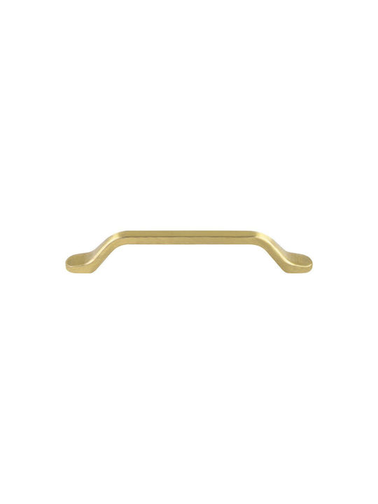 Viometale Möbelgriff aus Metallisch Gold Matt mit Lochabstände 96mm 05.85-96.02