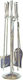 Metallotechniki Fireplace Tool Set With Bronze Stand Holder