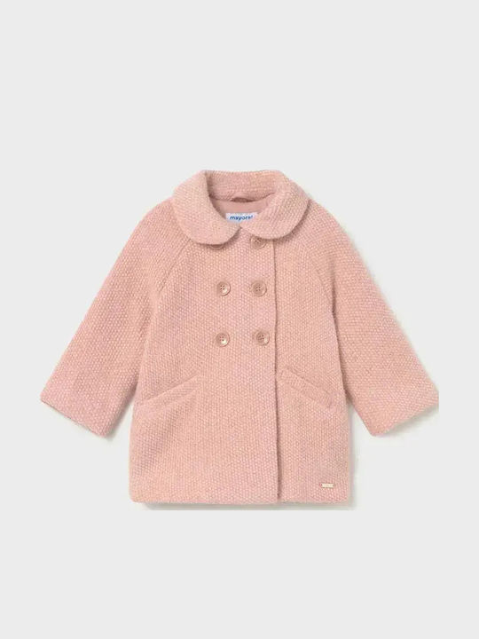 Mayoral Kids Short Beige Coat
