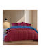 Nef-Nef Homeware Комплект Завивка С Пълнеж Microfiber 220x240см. Chroma Лилава 330 GSM