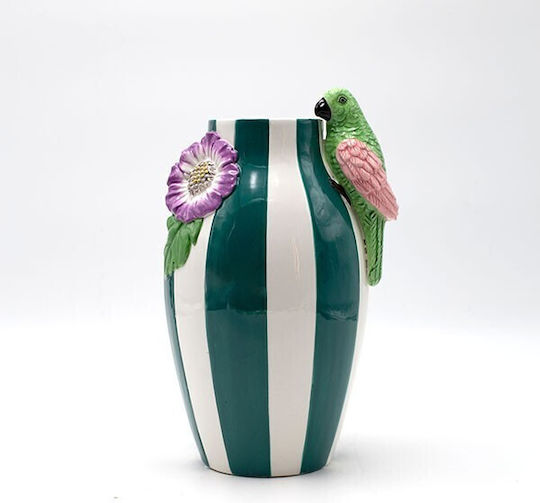 Eurolamp Vase Keramik Mehrfarbig 15x13.8xH26cm