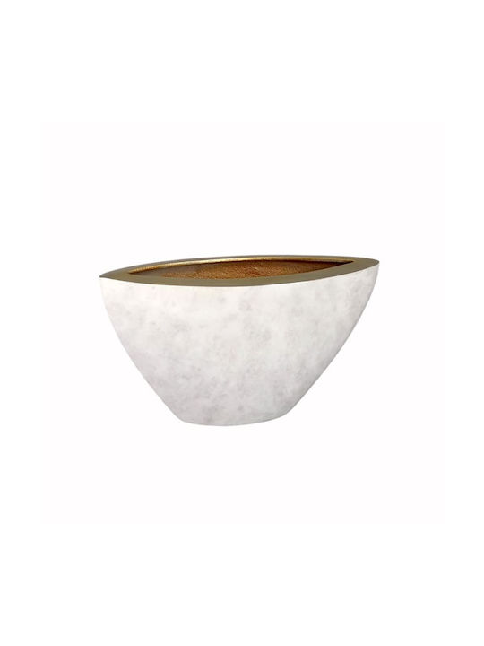 Art et Lumiere Dekorative Metallische Vase