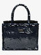 Nolita Fabric Women's Croco Blue Tote Bag