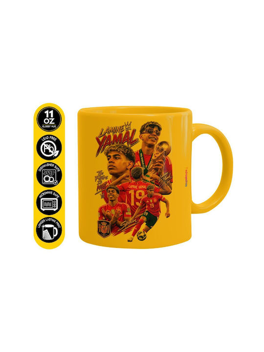 Koupakoupa Lamine Yamal Ceramic Mug Yellow 330ml