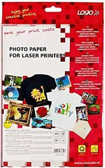 Logo Collection Fotopapiere Matt A4 (21x30) 200g/m² für Tintenstrahl-Drucker 25 Blätter