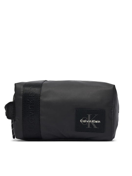 Men's Toiletry Bag Rubberized Dopp Kit Lv04d1293g Black