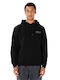 Sweatshirt Mit Kapuze Schwarz