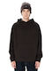 Herren Sweatshirt Mit Brauner Kapuze 262.EM20.51 Kaffee Braun