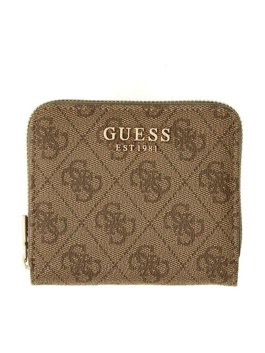 Guess Coleen Μικρό Γυναικείο Πορτοφόλι Καφέ