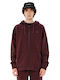 Sweatshirts Für Herren Mit Burgundischer Kapuze