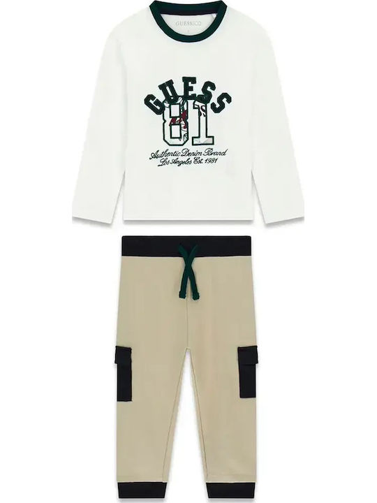 Kids Set with Pants Summer 2 Pieces White