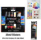 Premium Zeichenstifte Acryl Beruflich Set 12 Farben