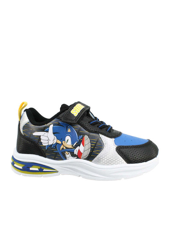 Παιδικά Sneakers με Φωτάκια Μαύρα