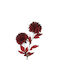 Künstlicher Dekorative Zweigstelle Chrysantheme Rote Beauty Home