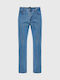 Men's Jeans Pants Regular Straight Fit Blue