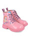 Kinderstiefel aus Lackleder Rosa 251861-A032