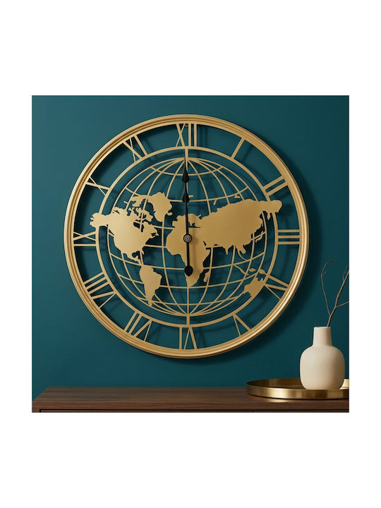Keskor Keskor Wall Clock Metallic Gold Ø60cm