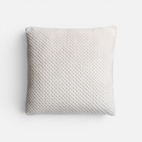 Nef-Nef Homeware Sofa Cushion Nef Fleece Ecru 45x45cm