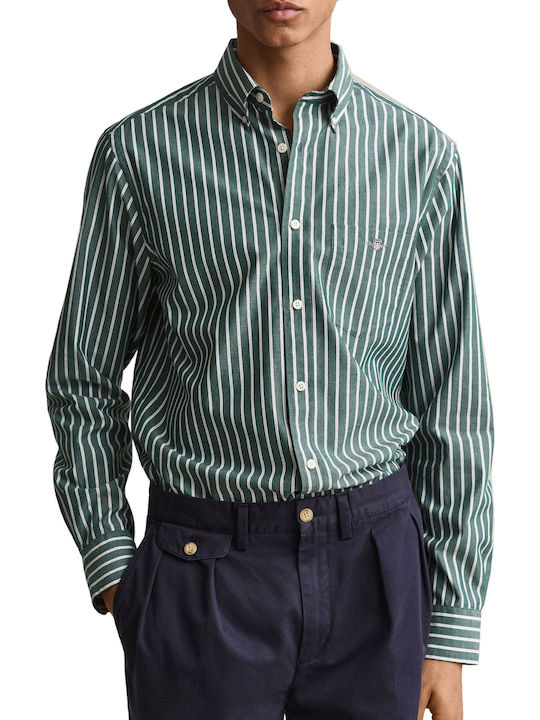 Gant Long Sleeve Shirt Birch Green