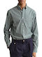 Long Sleeve Striped Shirt Birch Green