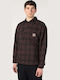Long Sleeve Shirt in Wide Fit Checked Brown