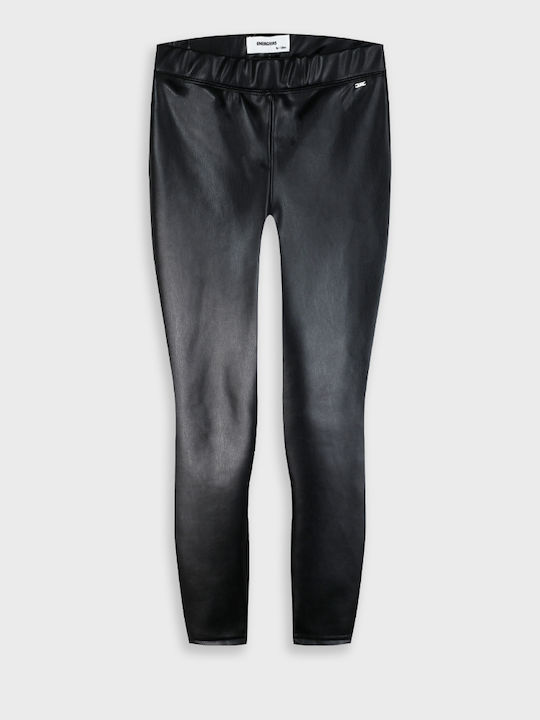 Energiers Kinderleggings Lang Schwarz