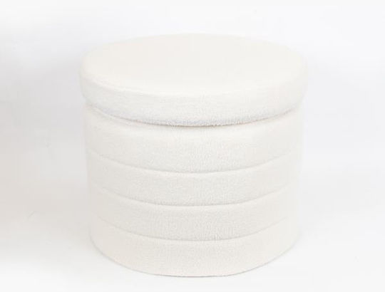 Living Room Stool White 56x56x45cm Living Room Stool White 56x56x45cm
