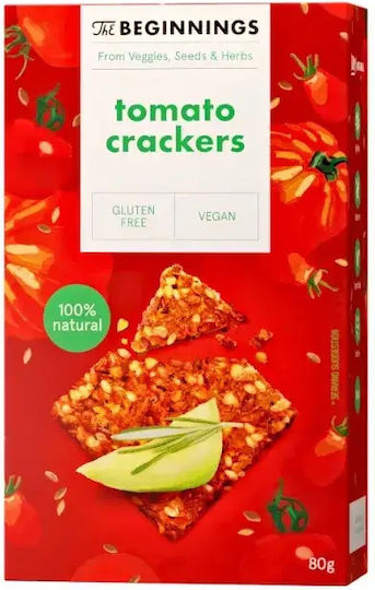 Tomato Crackers Gluten Free 80gr
