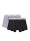Calvin Klein Set Kids Boxers 2pcs Blk/quicksilver