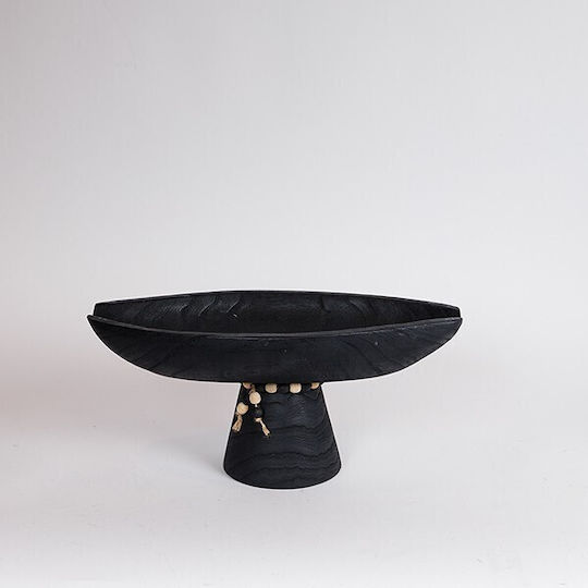 Eurolamp Decorative Black Platter 41x20x18cm