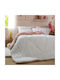 Nef-Nef Homeware Kinderbettdecken Set Einzeln mit Kissenbezug Dots Ecru 160x220cm