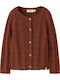 Kids Cotton Cardigan Maple Syrup