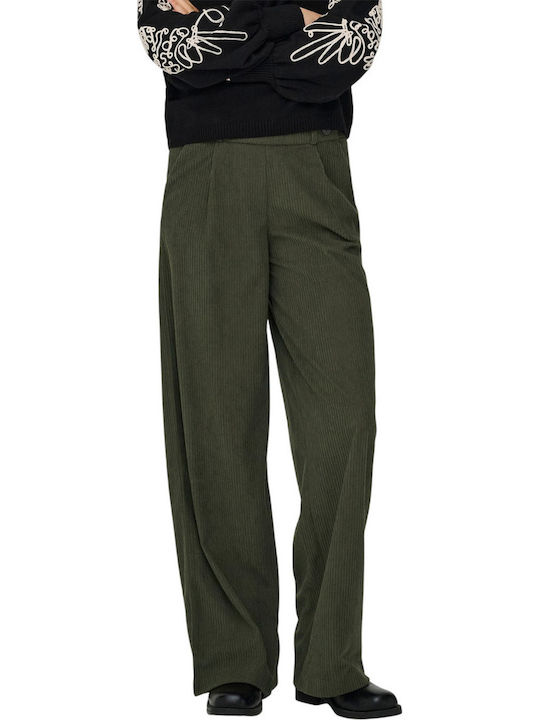 Jdy Women's Fabric Trousers Olive