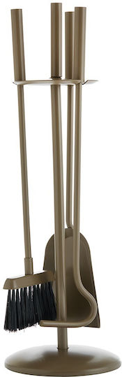 Zogometal Zogometal Kaminwerkzeug-Set mit Kremantalas Braun Olive