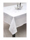 Ilis Home Leinen Tischdecke Canneroni Weiß 130x130cm