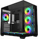 FSP/Fortron M341-BA Gaming Midi Tower Computer Case with Side Window Black