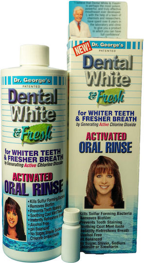 Dr George's Dental Apă de gură pentru Albire și împotriva Halitozei 473ml