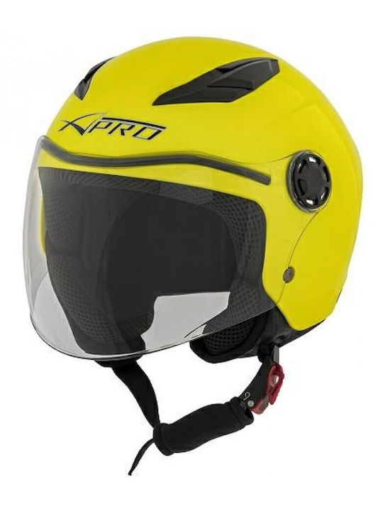 A-Pro Bikestar Kind Gelb Kinder Motorradhelm Je...