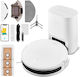 Sencor Robot Vacuum Cleaner with Laser Mapping & 5000Pa Suction White
