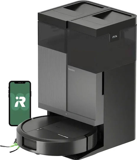 iRobot Roomba Plus 415 Combo + Stație AutoWash Aspirator Robot cu Cartografiere Laser și Putere de Aspirație 20000Pa Neagră
