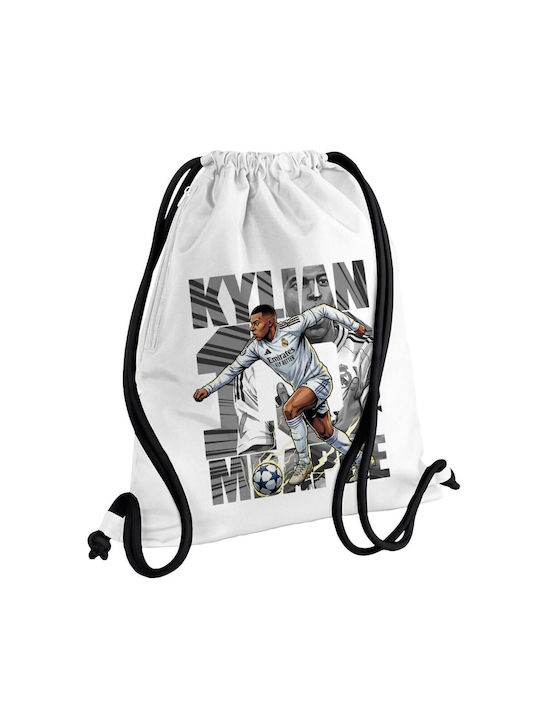 Koupakoupa Kylian Mbappe France KP 35001 Gymbag BB Weiß Sporttaschen Zurück Weiß