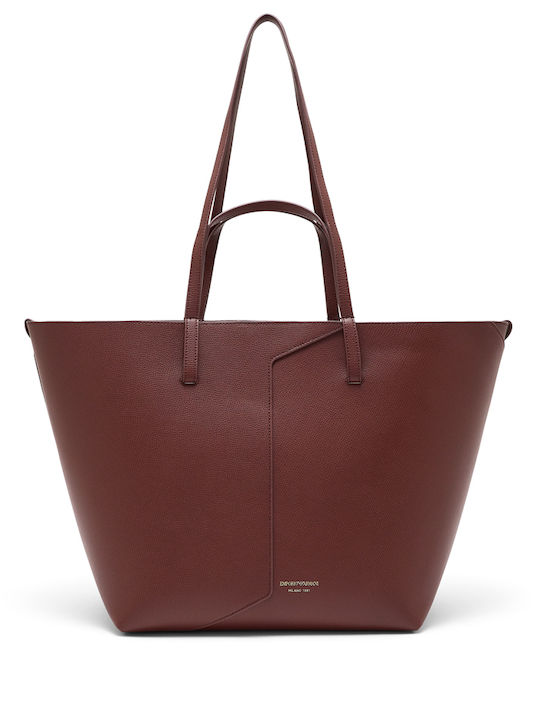 Emporio Armani Leder Damen Shopper Tasche Wildl...