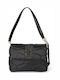 Stoff Damen Handtasche Crossbody Schwarz