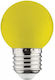 Bec LED 1W Pentru Bază De Bec E27 Galben
