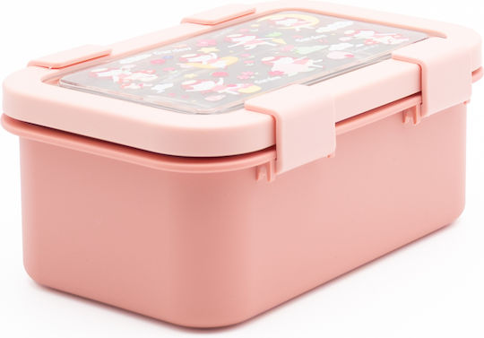 Sidirela Happy Garden Recipient De Mâncare Pentru Copii Din Inox 0.8lt Roz