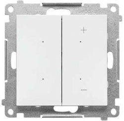 Kontakt-Simon Mechanism For LED Dimmer Switch In White Colour