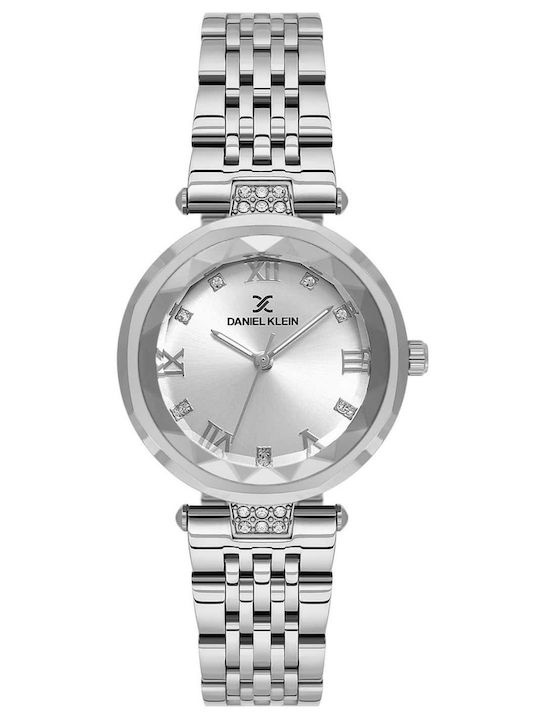 Daniel Klein Women's Watch 31mm Battery with Silver Stainless Steel Bracelet